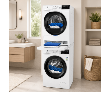 Suszarka do ubrań ZESTAW Electrolux Suszarka EW6D295GP+Pralka EW6F2492P+Łącznik A1WYHSK2